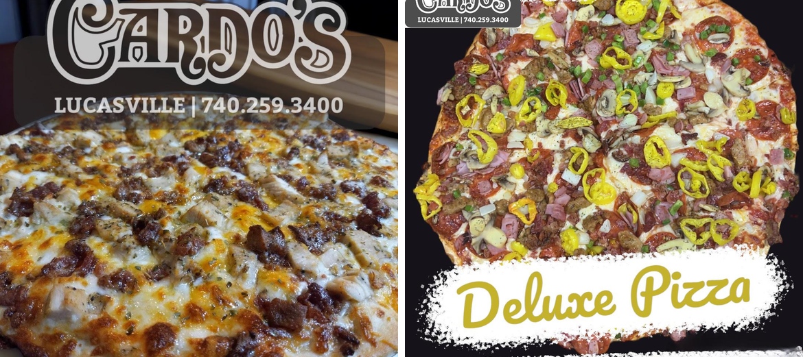 Cardo's Pizza of Lucasville Menu