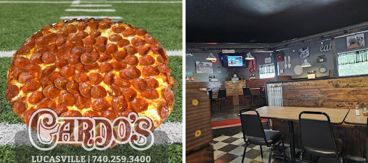 Cardo's Pizza of Lucasville Menu